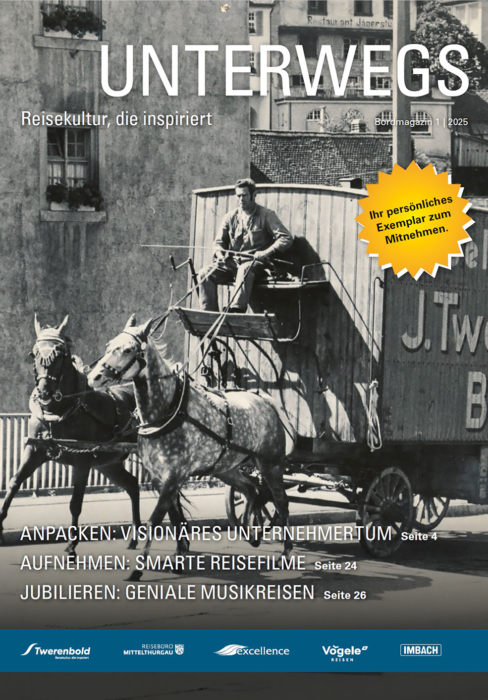Bordmagazin «Unterwegs» 01/2025